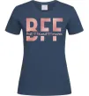 Жіноча футболка BFF Темно-синій Жіноча футболка BFF Темно-синій фото