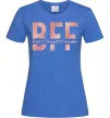 Жіноча футболка BFF Яскраво-синій Жіноча футболка BFF Яскраво-синій фото