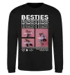 Світшот Besties індивідуальний колаж Чорний фото