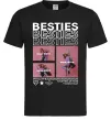 Мужская футболка Besties індивідуальний колаж Черный фото