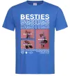 Мужская футболка Besties індивідуальний колаж Ярко-синий фото