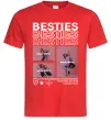 Мужская футболка Besties індивідуальний колаж Красный фото