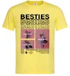 Мужская футболка Besties індивідуальний колаж Лимонный фото
