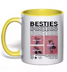 Чашка с цветной ручкой Чашка с цветной ручкой