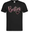Мужская футболка Besties sparkles Черный фото