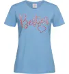 Женская футболка Besties sparkles Голубой фото