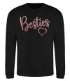 Свитшот Besties sparkles Черный фото
