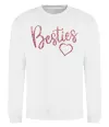 Свитшот Besties sparkles Белый фото