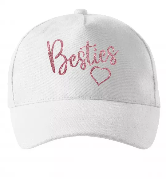 Кепка Besties sparkles Белый фото