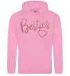 Женская толстовка (худи) Besties sparkles Розовый фото