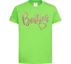 Детская футболка Besties sparkles Лаймовый фото