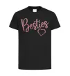 Дитяча футболка Besties sparkles Чорний фото