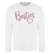 Світшот Besties sparkles Білий фото