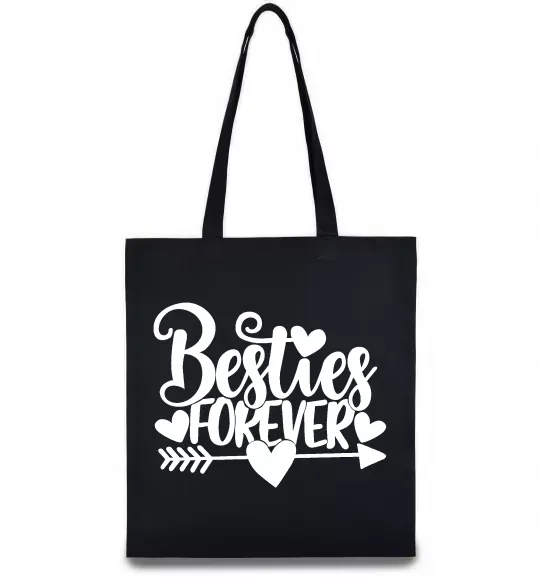 Эко-сумка Besties forever Черный фото