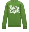 Детский Свитшот Besties forever Лаймовый фото