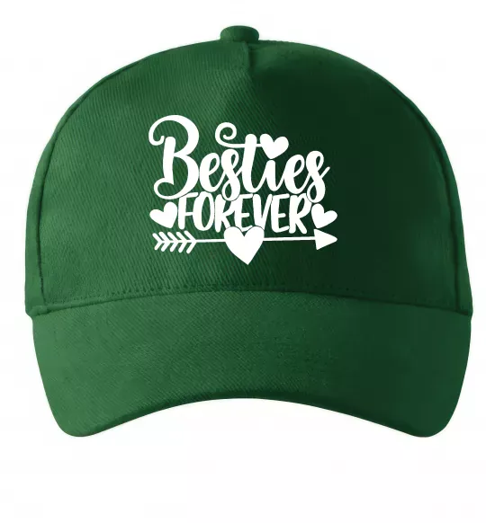 Кепка Besties forever Темно-зеленый фото