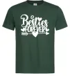 Мужская футболка Besties forever Темно-зеленый фото