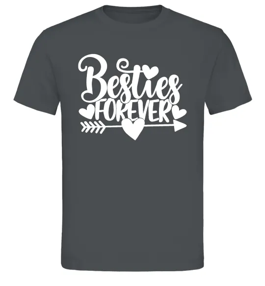 Мужская футболка Besties forever Графит фото