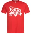 Мужская футболка Besties forever Красный фото