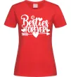 Женская футболка Besties forever Красный Женская футболка Besties forever Красный фото