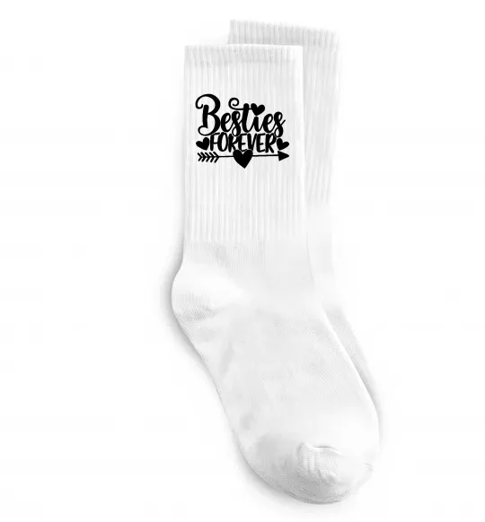 Носки Besties forever Белый фото