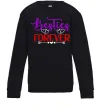 Детский Свитшот Besties forever кольоровий напис Черный фото