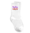 Шкарпетки Besties forever кольоровий напис Білий фото