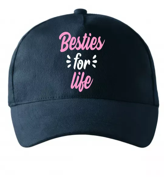Кепка Besties for life Темно-синий фото