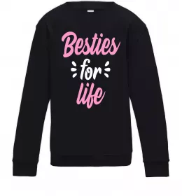 Детский Свитшот Among us heart Черный фото