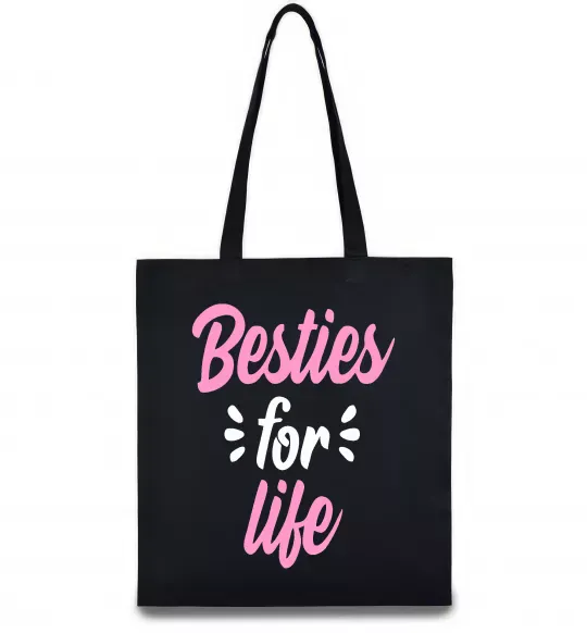 Эко-сумка Besties for life Черный фото