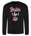 Свитшот Besties for life Черный фото