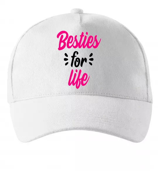Кепка Besties for life Белый фото