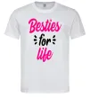 Чоловіча футболка Besties for life Білий фото