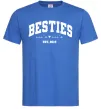 Мужская футболка Besties імена Ярко-синий фото