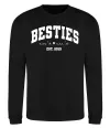 Свитшот Besties імена Черный фото