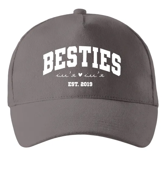 Кепка Besties імена Серый фото