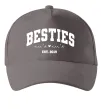 Кепка Besties імена Серый фото