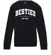 Детский Свитшот Besties імена Черный фото