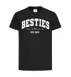 Дитяча футболка Besties імена Чорний фото