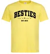 Мужская футболка Besties імена Лимонный фото