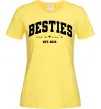 Женская футболка Besties імена Лимонный фото