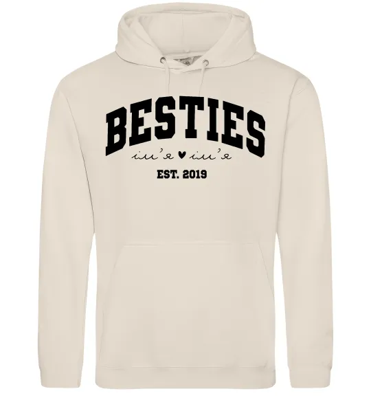 Женская толстовка (худи) Besties імена Таш фото