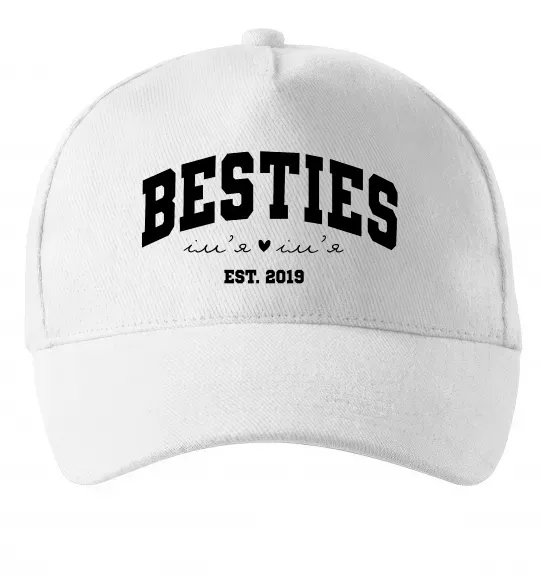 Кепка Besties імена Белый фото
