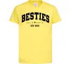 Дитяча футболка Besties імена Лимонний фото