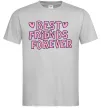 Чоловіча футболка Best friends forever Сірий фото