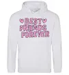 Жіноча толстовка (худі) Best friends forever Сірий меланж фото