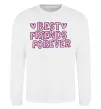 Свитшот Best friends forever Белый фото
