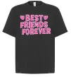 Футболка Оверсайз Best friends forever Чорний фото