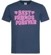 Чоловіча футболка Best friends forever Темно-синій фото