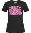 Женская футболка Best friends forever Черный фото